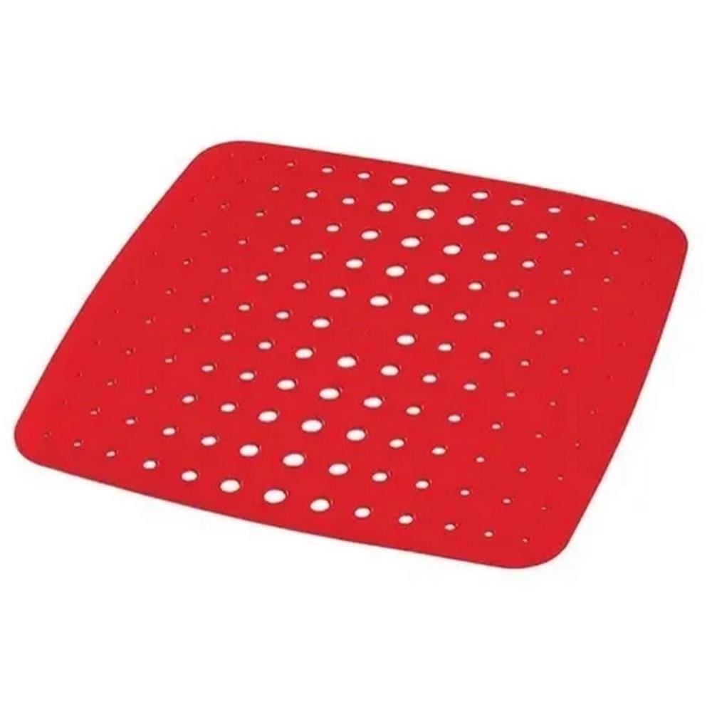 Protetor De Pia Cozinha Tapete Glub Vermelho Ou Martiplast