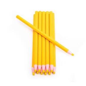 Lápis Ecológico Amarelo com 12 para Risco em Tecido LT-101 - NYBC