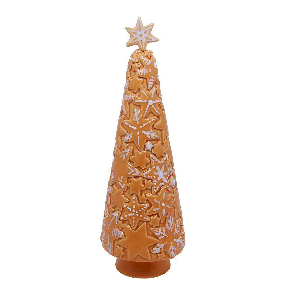 Topiaria Decor de Cerâmica Ginger Bread Peq.Vip 11x25cm