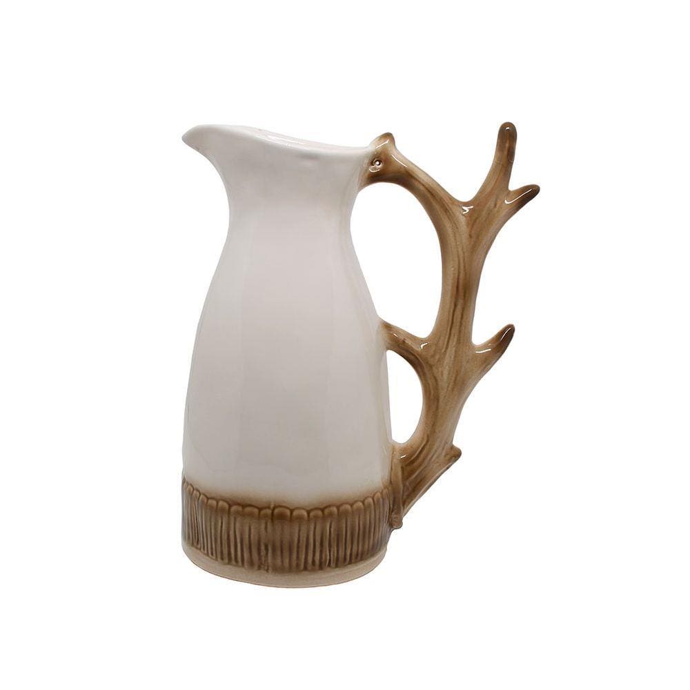 Jarra Multiuso de Cerâmica Natal Alce Off White 1,5L
