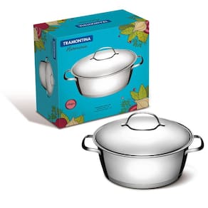 Caçarola Rasa Tramontina Allegra 24cm Inox 62653240