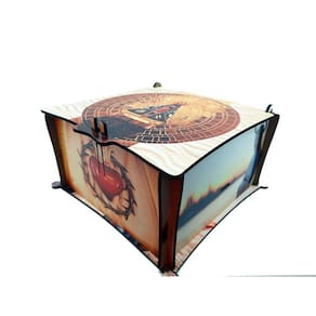 Kit Presente Caixa de mdf personalizada porta Terço Ave Maria