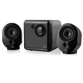 Caixa De Som 2.1 Preto E Grafite Usb Multilaser - SP166