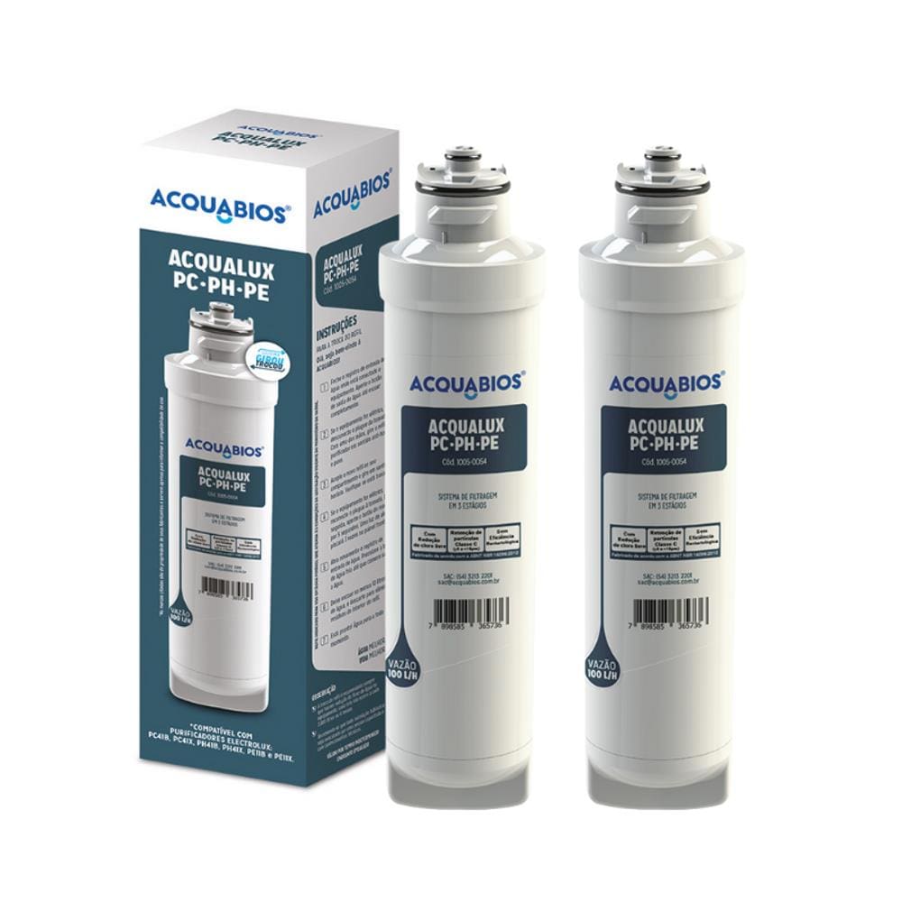 Kit 02 Refil Para Electrolux Pe11x Pe11b Pc41x Ph41b Pc41x