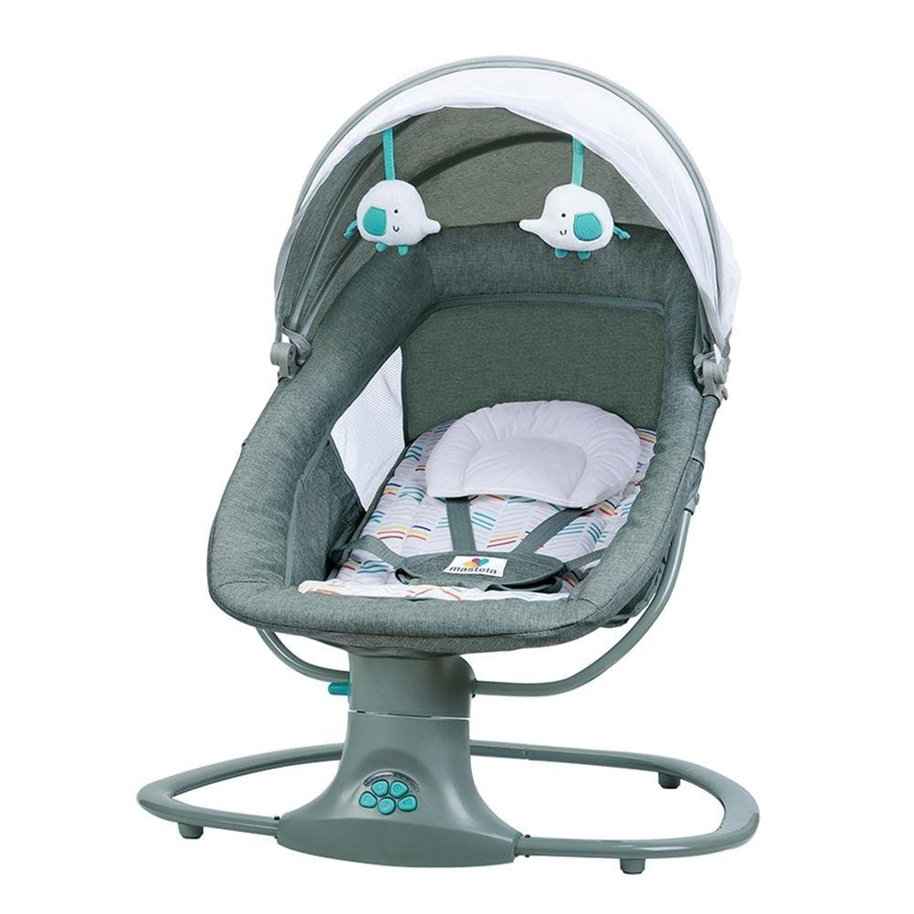 Cadeira De Descanso Swing Automática Techno Mastela Verde