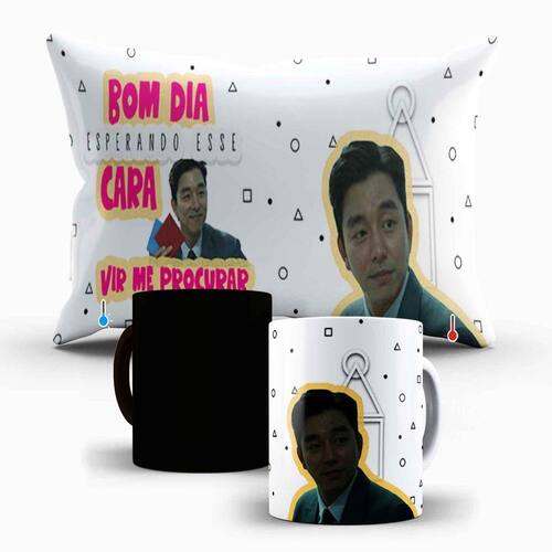 Kit Almofada e Caneca Mágica de Porcelana | Casas Bahia Kit Almofada e Caneca Mágica de Porcelana | Casas Bahia