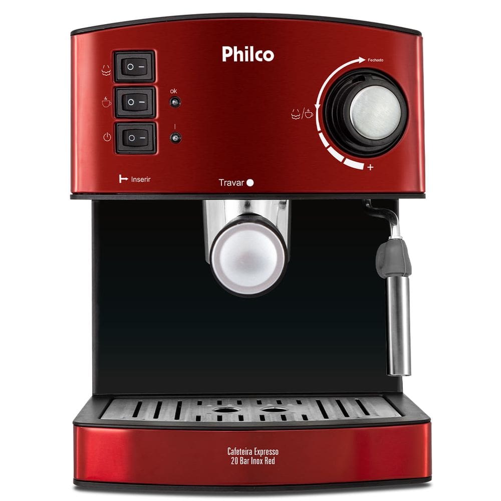 Cafeteira Expresso Philco 20 Bar Vermelho 220v - Pcf24