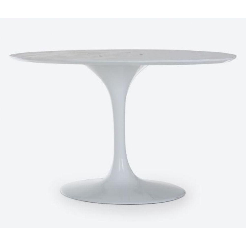 Base de Mesa Saarinen Oval Para Tampo Branco