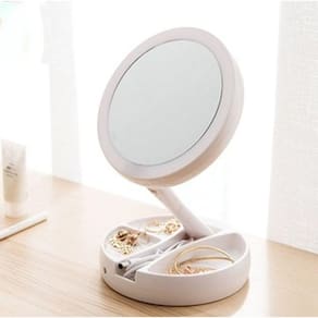 Espelho LED Dobrável Maquiagem