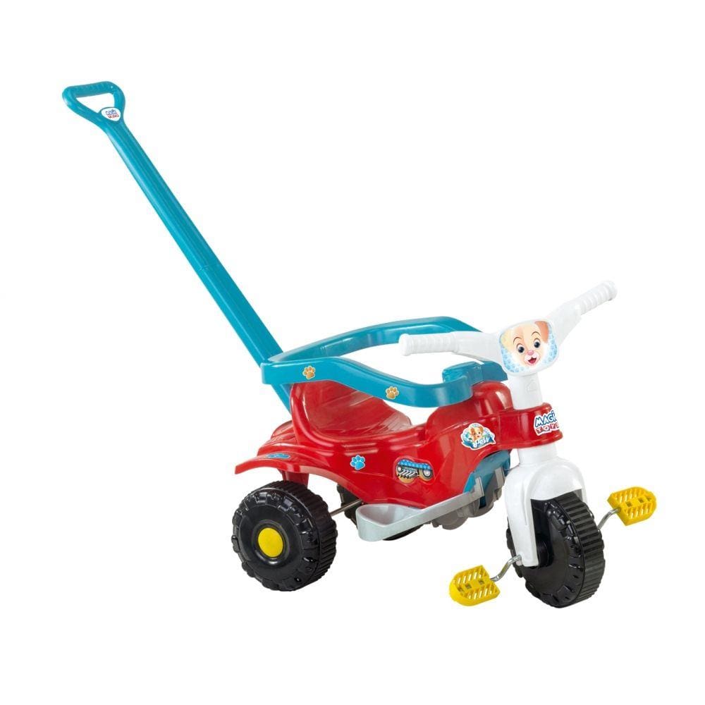 Tico-Tico Pets Azul Cachorrinho Magic Toys Triciclo