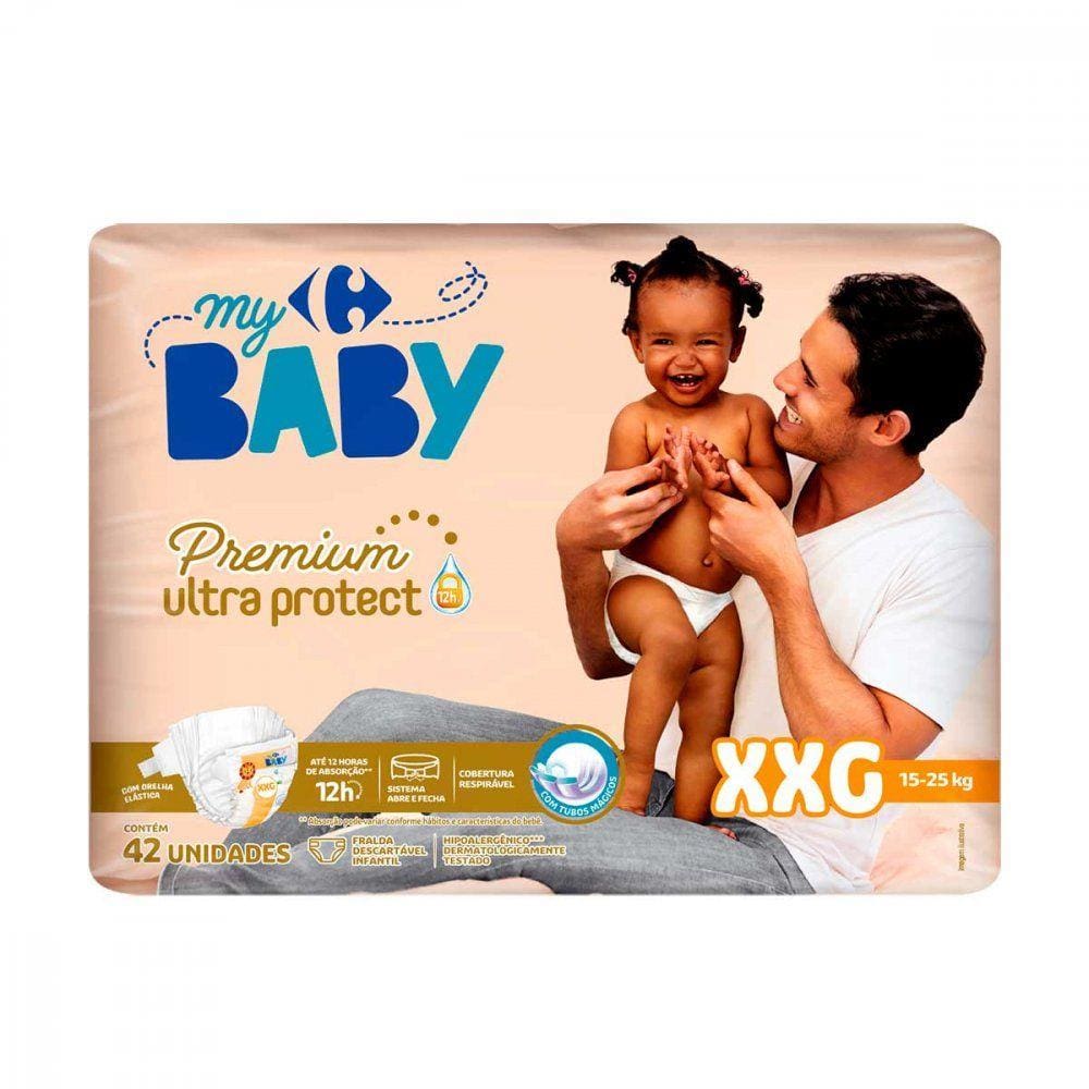 Fralda Descartável Carrefour My Baby 42 Unidades