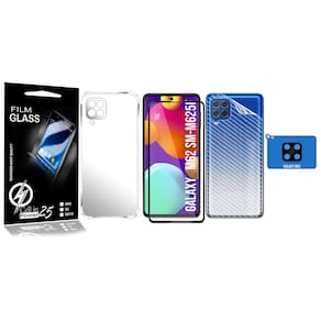 Capa Capinha Galaxy M62 M625 6.7 + Pelicula 3d + Pel Camera + Carbono - Cell In Power25