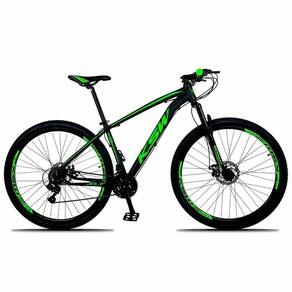 Bicicleta Aro 29 Ksw 21 Marchas Freios A Disco K7 e Suspensão
