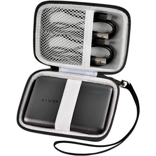 Case com Anker PowerCore 13000 Carregador Portátil 13000mAh Phone Power Bank para & ipads, porta-baterias externas Hard Travel