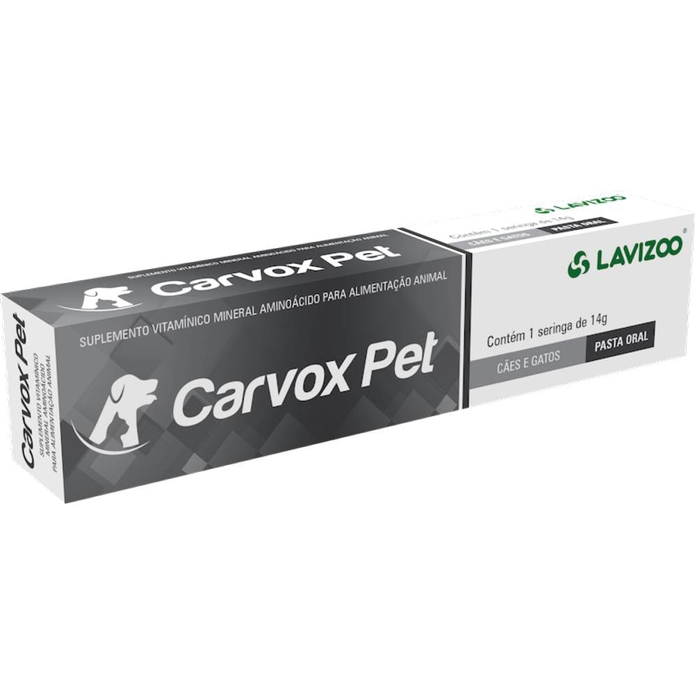 Carvox Desintoxicante Pet 14Gr - Lavizoo