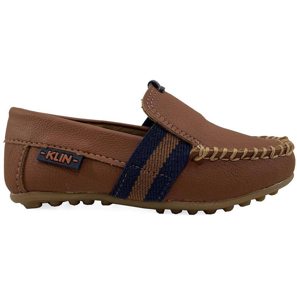 Mocassim Masculino Em Couro Caramelo - Hoover