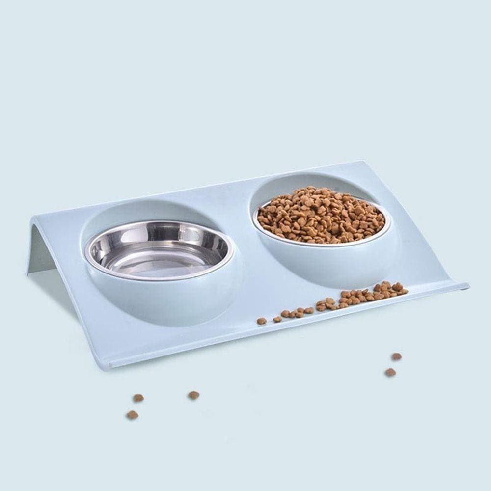 Comedouro e Bebedouro para Cães e Gatos Filhote Tigelas Inox