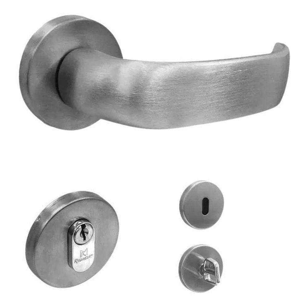 Fechadura Seno 107-Z Cromo Acetinado 55Mm Banheiro
