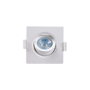 Spot de Led Taschibra Alltop MR16 Quadrado 5W 3000K - Luz Amarela