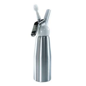 Garrafa Sifão Para Chantilly 500 Ml - Prata