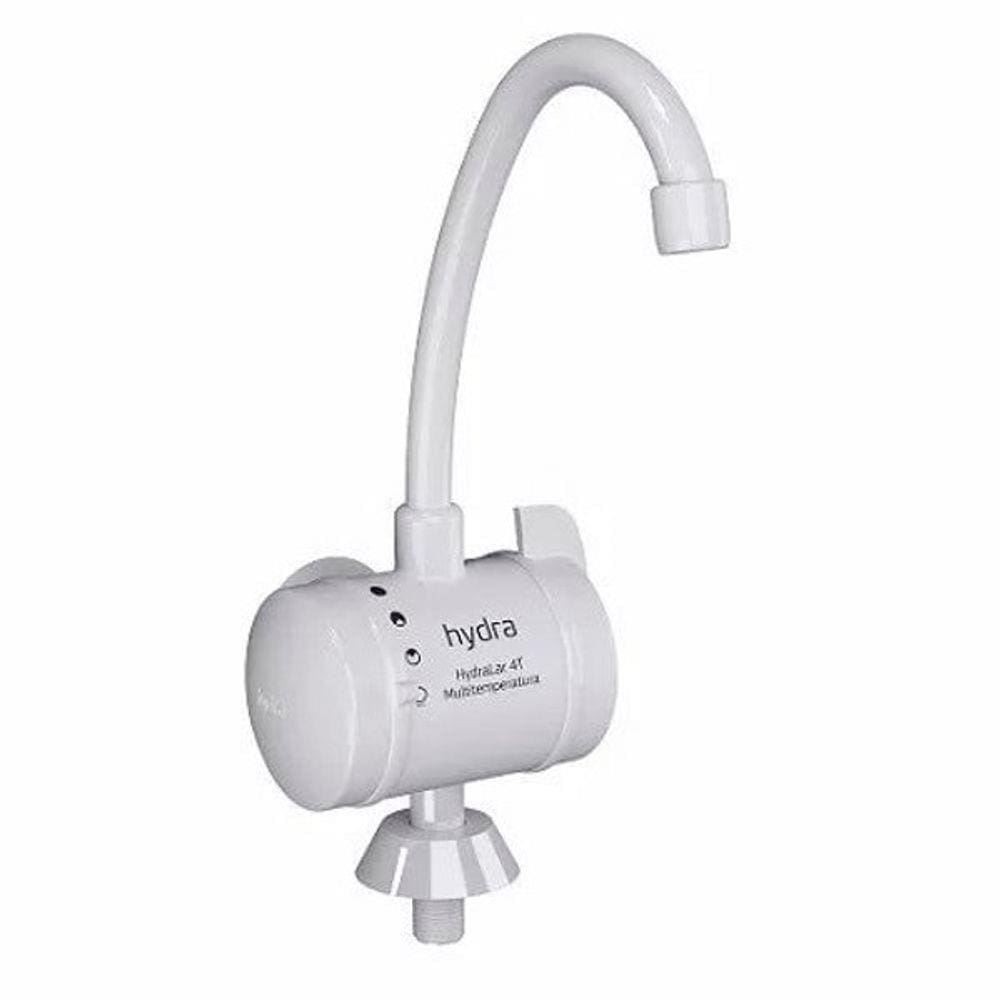 Torneira Eletrica Hydralar 4t 5500W Bancada 127V Branca