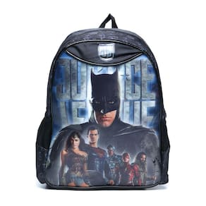 Mochila Costas Infantil Batman Liga Da Justiça Preta
