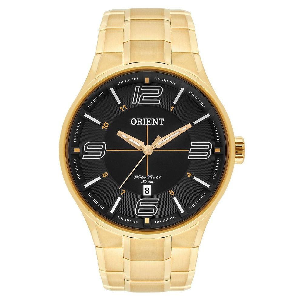 Relógio Orient Masculino Mgss1136 P2Kx Dourado Prova Dagua