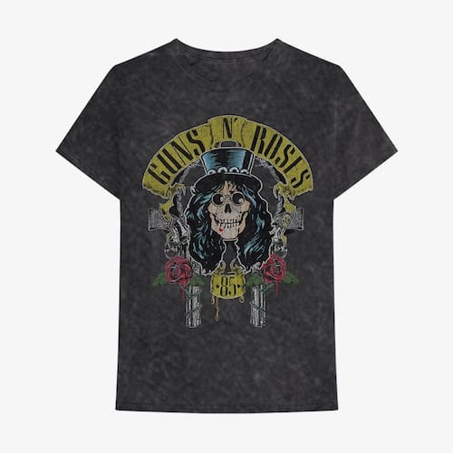 Camiseta Guns N` Roses - Slash 85 - Preta Menor preço em Camiseta Guns N` Roses - Slash 85 - Preta