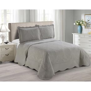 Colcha Camesa Solteiro Cobre Leito Antique 2 Peças - Rose