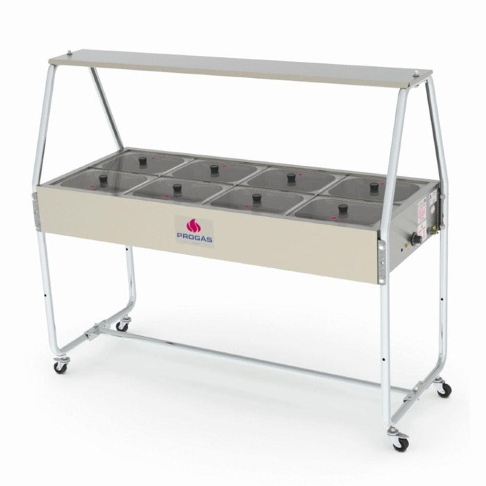 Carro Buffet Térmico Self Service 8 cubas PRB-08 Prógas 220v