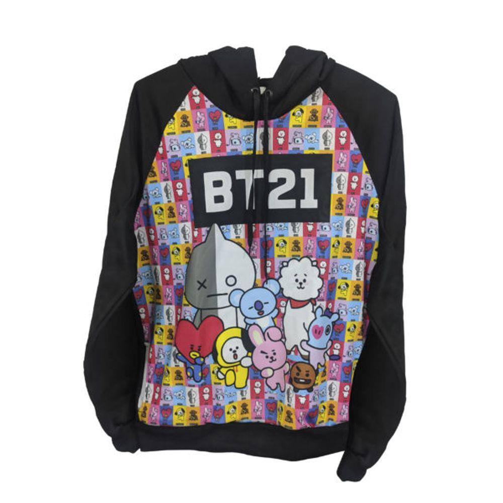 bts bt21 moletom com capuz