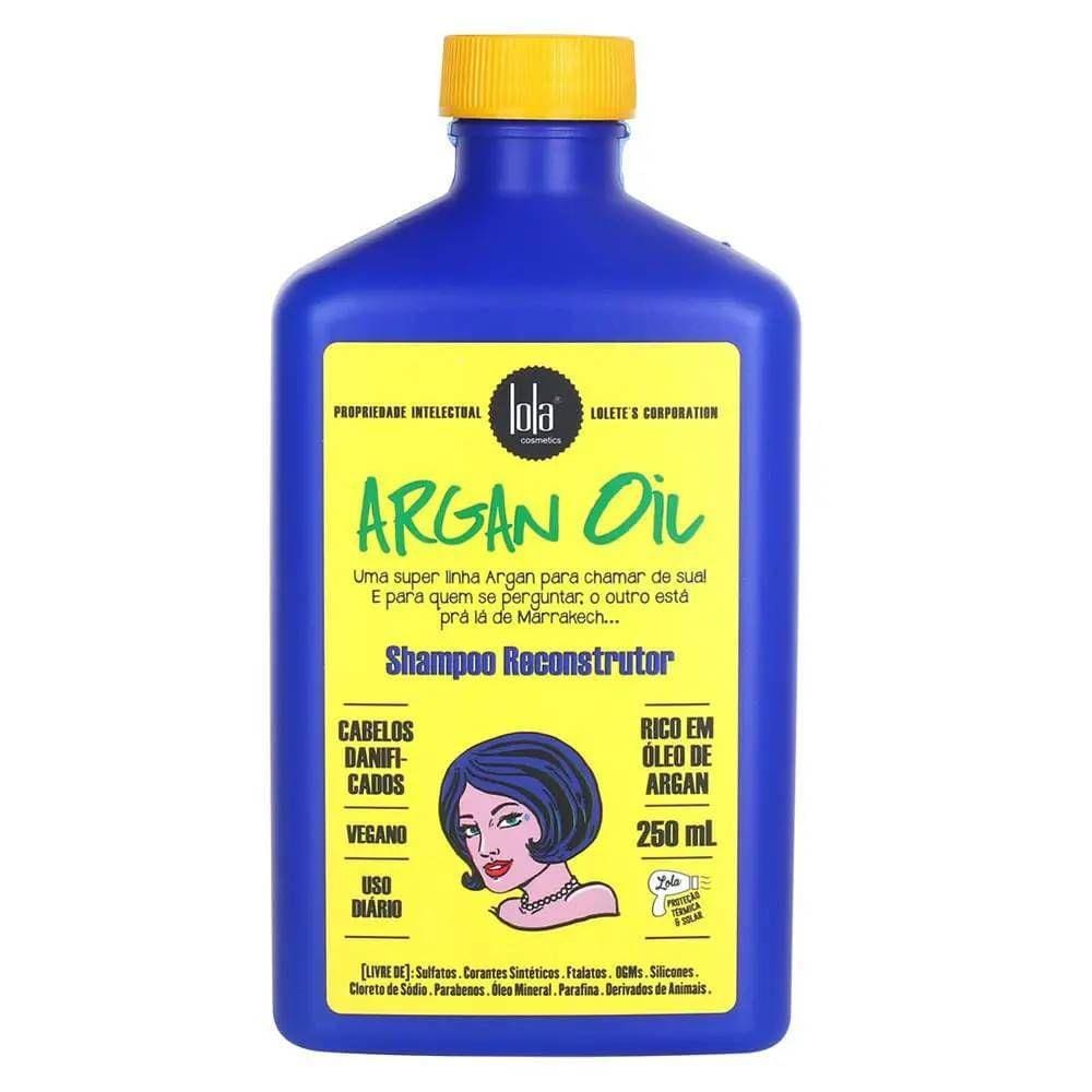 Shampoo Lola Argan Oil Reconstrutor Vegano 250ml