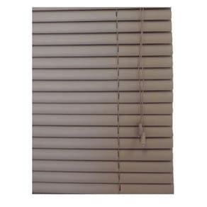 Persiana Horizontal PVC Cafe 140 (L) x 160 (A) Cortina Completa C/ Kit de instalação 1,40 x 1,60