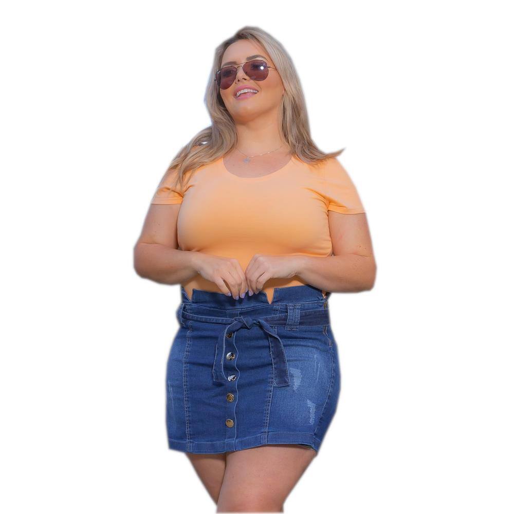 bermuda jeans feminina curta