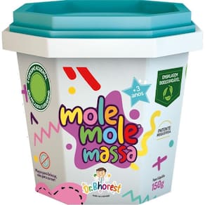 Massa Para Modelar Mole Mole Azul Turqueza 150G. - Dr Bhorest