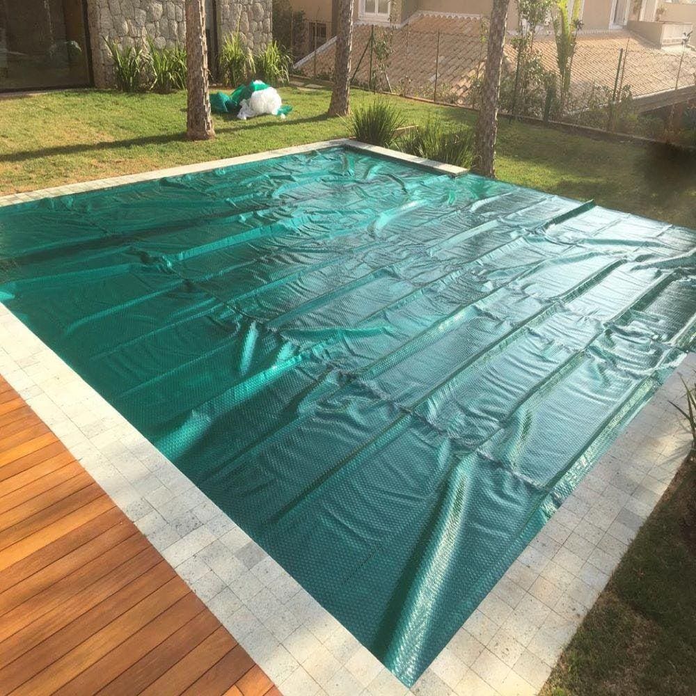 Capa Térmica Para Piscina 4 X 4 Thermocap 300 Micras Verde