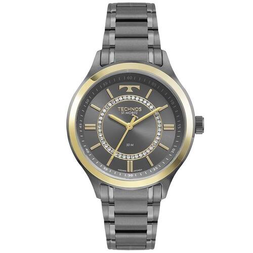 Relógio Technos Feminino Fashion Stmoritz Grafite 2036Mmu/1C Menor preço em Relógio Technos Feminino Fashion Stmoritz Grafite 2036Mmu/1C