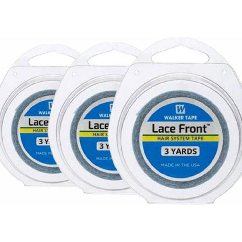 Fita Walter Type Lace Front Dupla Face 3 Yards 1,27Mm - 3Un