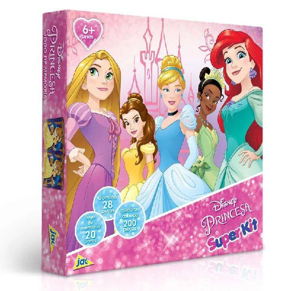 Jogo De Dominó Princesas Disney 28 Peças 8009 Toyster