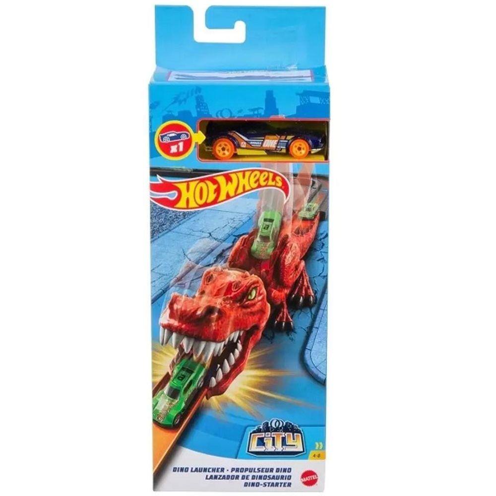 Pista Hot Wheels City Reboque E Lançador Dragão - Mattel