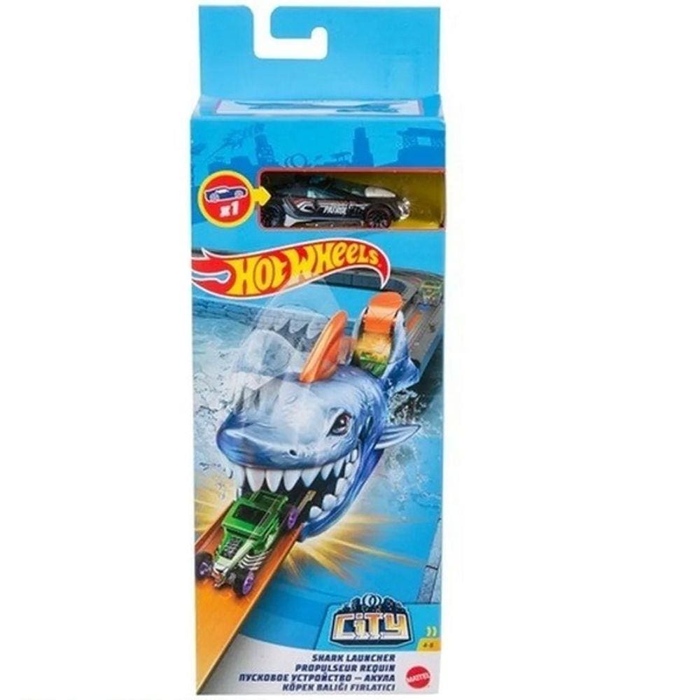 Pista De Percurso e Veículo - Hot Wheels - City Garagem Com