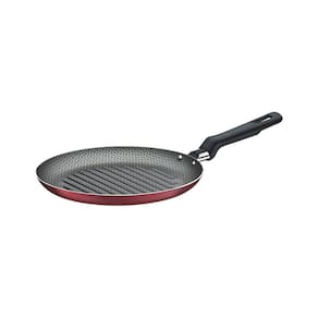 Bistequeira Tramontina Loreto em Alumínio com Revestimento Interno Antiaderente Starflon T1 com Cabo Baquelite 22 cm 0,6 L Vermelha Tramontina