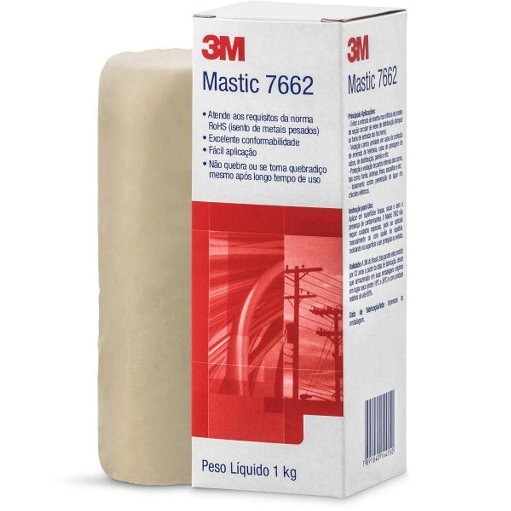 Massa Calafetar 3M 7662 Mastic 1KG