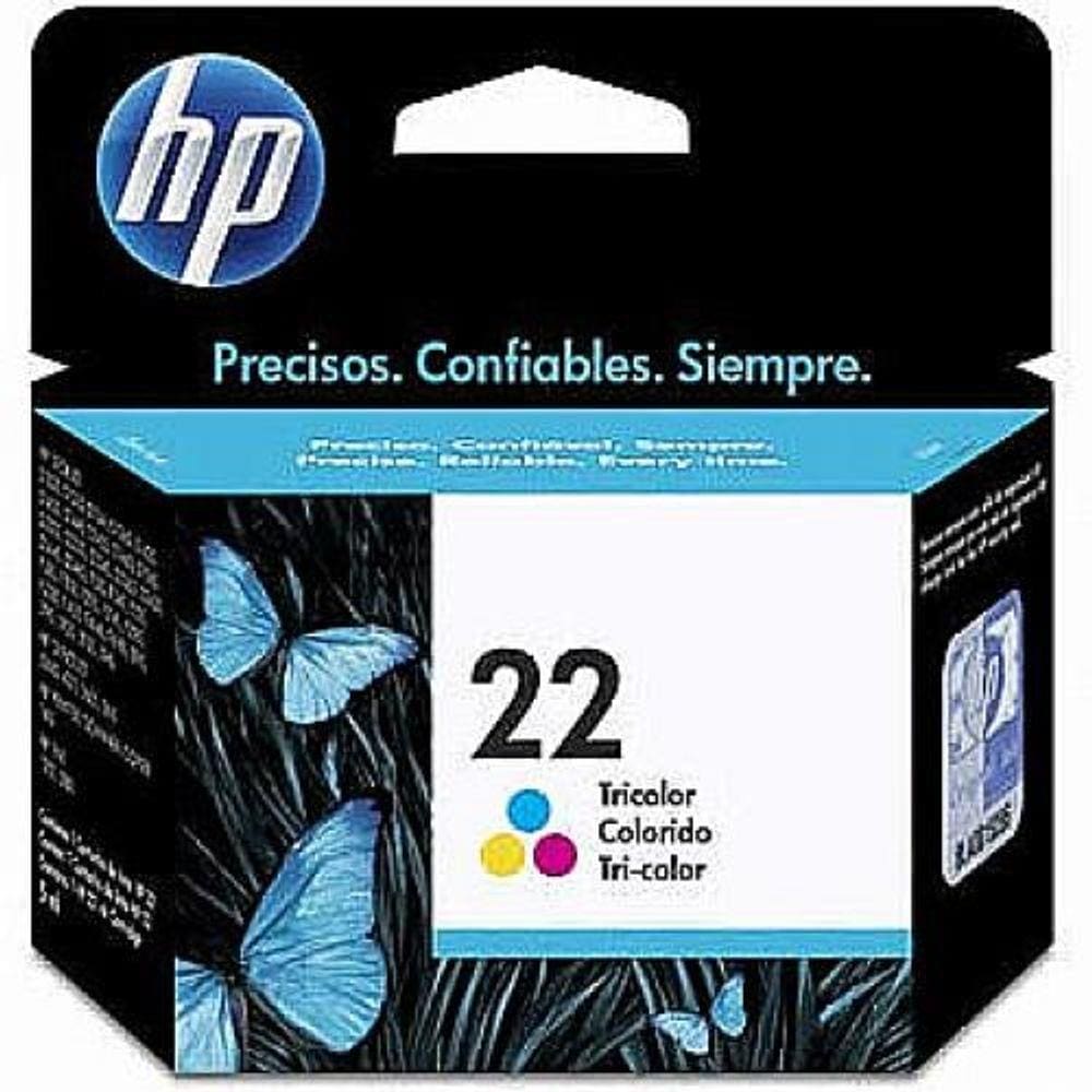 Cartucho HP 22 Jato de Tinta Tricolor 6ML - C9352AB