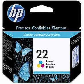 Cartucho HP 22 Jato de Tinta Tricolor 6ML - C9352AB