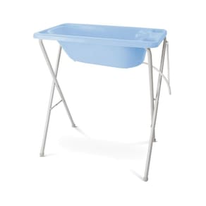 Banheira Bebe Plastica Azul Pastel Kasa Sofá