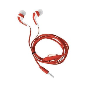 Fone de Ouvido Super Bass 130 c/Microfone Vermelho - Inova