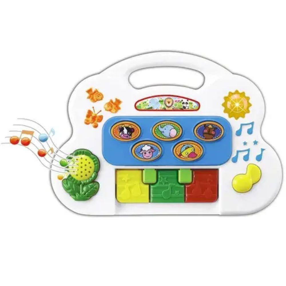 Pianinho Infantil Fun Musical E Percussão Mundo Bita