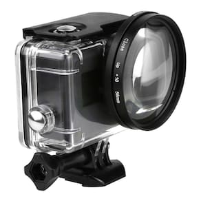 Lente Ampliação / Lupa 10X 58Mm Para Hero 5/6/7 Black