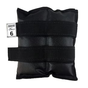 Caneleira De Peso Ahead Sports Aff340 6Kg Preta